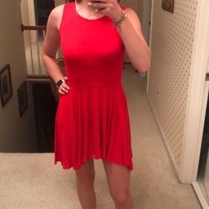 Red dress
